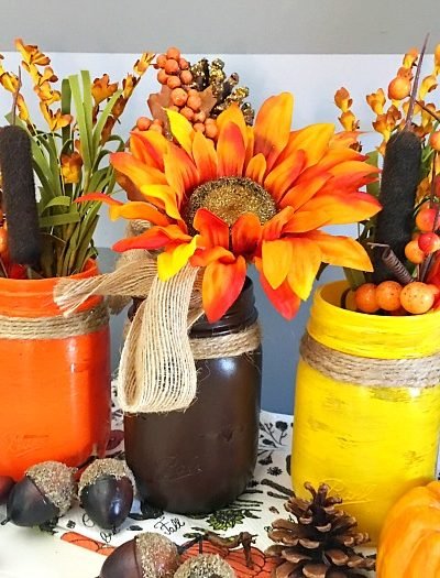 mason jar centerpieces