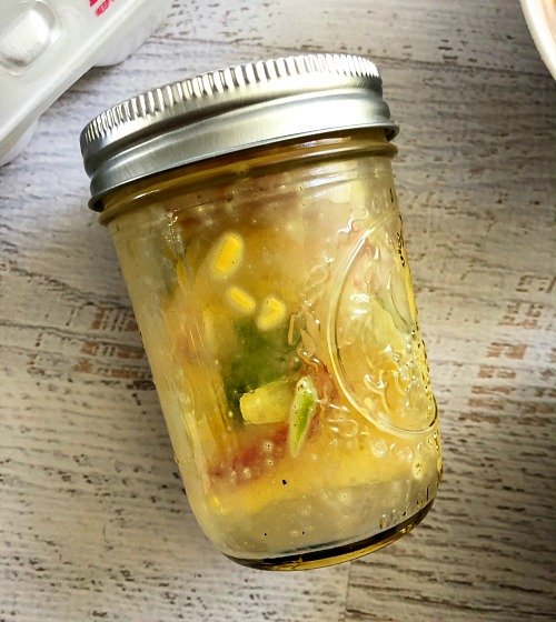 Meal Prep Mason Jar Omelettes - Kalejunkie