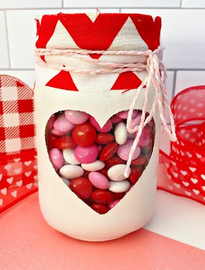 Valentine Mason jars