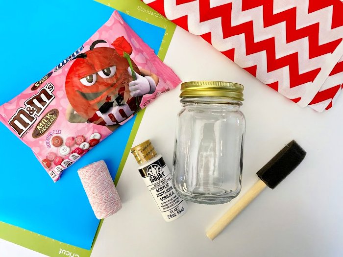 Valentine Mason jars materials