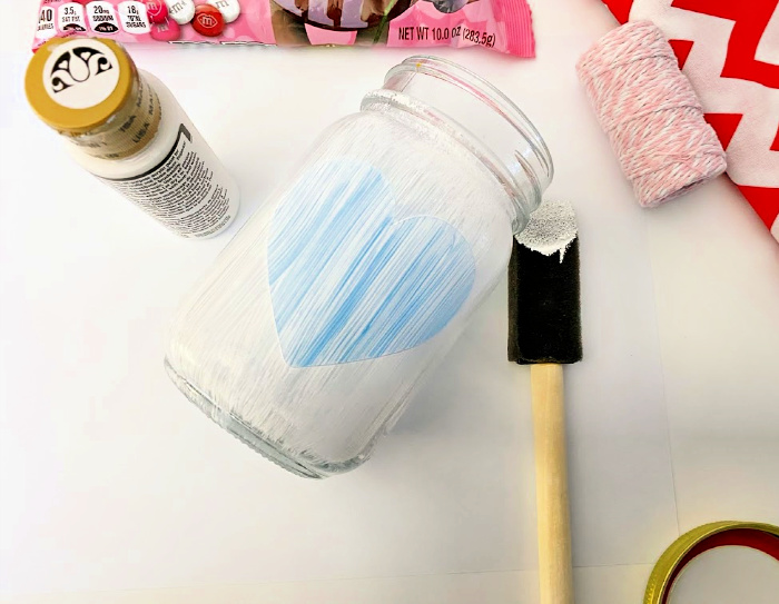 paint Mason jar gift ideas white
