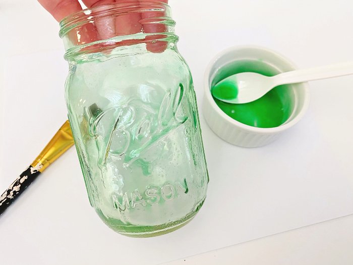 paint Mason jar for home decor ideas