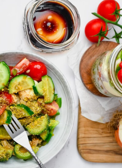 best Greek salad recipe in a jar