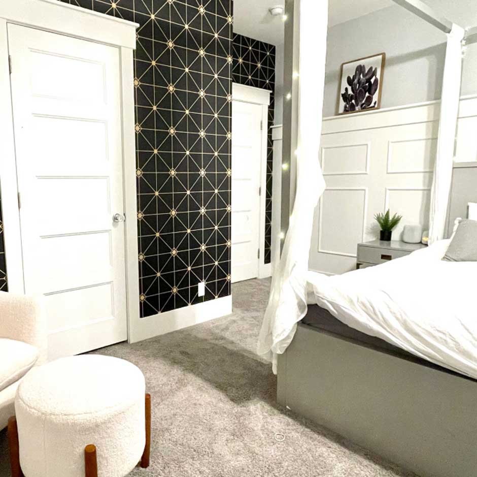 A Fun DIY Hack: Custom Peel and Stick Wallpaper That Adds Personality to Any Space