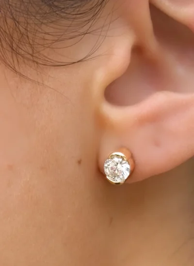 Best drop diamond gold earrings for Vacation Mini