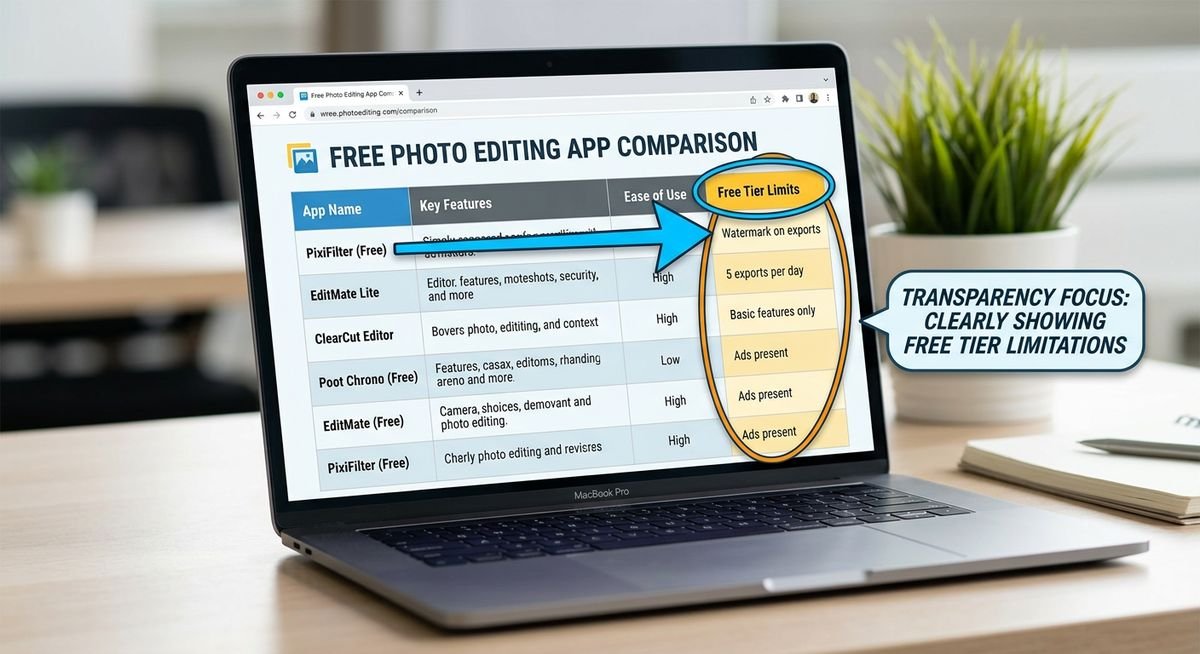 free facetune alternatives at a glance